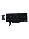 Lenovo - notebook replacement keyboard - with Trackpoint UltraNav - Italian - Laptop tagentbord - till ersättning - Italiensk - Svart