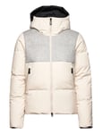 W Race Down Jacket Sport Jackets Padded Jacket Cream Sail Racing