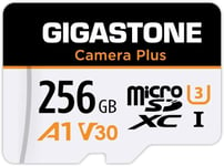 [] Carte Micro Sd 256 Go, Camera Plus, Gopro, Caméra D'Action, Caméra De Sport, Haute Vitesse 100 Mo/S, Enregistrement Vidéo 4K Uhd, A1 V30 U3 Classe 10, Avec Adaptateur