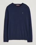 Morris Merino O-neck Blue