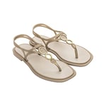 Grendha Femme CAJU PORCELANA Sandal, Beige Clair Marron Clair, 40 EU Étroit