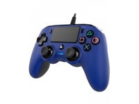 Nacon Ps4ofcpadblue, Gamepad, Pc, Playstation 4, Alternativer-Knapp, Del-Knapp, Analog/Digital, Koblet Med Ledninger (Ikke Trådløs), Usb