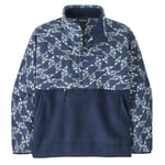 Patagonia M's Retro Pile 1/2 Snap P/O, New Navy - S