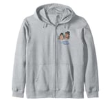 Stan Laurel & Oliver Hardy Comedy Duo Painted Portrait Zip Hoodie