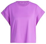 adidas Femme Studio Tee, Purple Burst/Grey Two, M