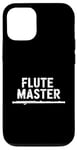 iPhone 12/12 Pro Flute Master, Flute Instrument Player and Orchestra Flutist Case