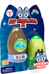 PET SIMULATOR X - Coffret 2 Œufs Figurines Mystères - Jeu Collectionnable Inspiré du Jeu Vidéo Roblox - Surprises à Déballer - Pour Enfants dès 6 Ans - À Collectionner en Famille - Lansay