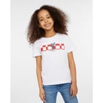 Liverpool FC T-skjorte Flag Check - Hvit Barn Fc T-skjorter unisex