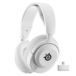 SteelSeries Arctis Nova 5 Wireless - Multi-System Gaming Headset - White - Neodymium Magnetic Drivers - 100+ Audio Presets - 60 HR Battery - 2.4GHz or BT - Gen2.X Mic - PC, PS5, PS4, Switch, Mobile