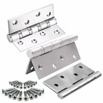 Euro Tische 2pcs Charniere Porte placard inox pour intérieur et extérieur Cha...