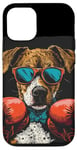 Coque pour iPhone 12/12 Pro Événement de combat amusant avec ce costume de chien de boxe amusant