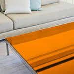 Dimexact - Film de protection pour table en verre orange transparent - 152 cm x 0.5 m - En Rouleau - orange