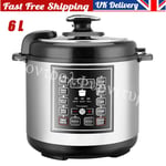 HOT! 10-in-1 Multi Cooker 6L Pressure Non-Stick Rice Cook KeepWarm Digital 1050W