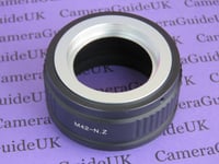 M42 Screw Mount Lens Adapter for Nikon Z9 Z7 Z7 II Z8 Z6 II Z6 Z5 Z50 Z30 Z fc