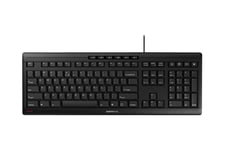 CHERRY STREAM KEYBOARD WIRELESS - tastatur - schweizisk - sort