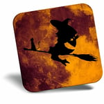 Awesome Fridge Magnet - Spooky Witch Full Moon Halloween Cool Cool Gift #8375