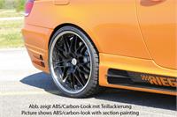 Rieger Tuning 00099567 sidokjol abs-plast/kolfiber-look höger