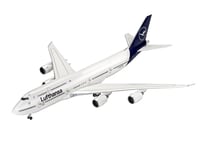 Revell Boeing 747-8 Lufthansa "New Livery", Flygplan, 13 År, Blå, Vit, Luftfarkostmodell, 476 Mm, 525 Mm