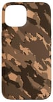 Coque pour iPhone 15 Beige Style Motif Camouflage