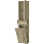 Armoire En Chêne 1 Porte + 1 Tiroir Avec Lavabo