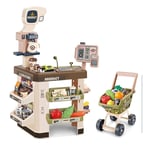 Supermarket w/Shopping Cart  60 accessories (16140)