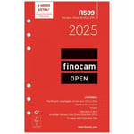 Recharge pour agenda Finocam OPEN R599 2025 11,7 x 18,1 cm