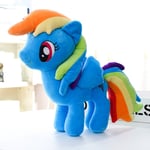 (Rainbow Dash40cm)My Little Pony Twilight Sparkle täytetyt pehmonukke Anime-lelu joululahja lapsille tytöille