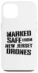 Coque pour iPhone 13 Marqué sûr des drones du New Jersey