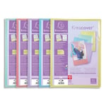 Exacompta Protège-documents personnalisable - PP Kreacover 80 vues Coloris assortis pastel