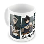 Grupo Erik Black Clover Asta. Yuno. Noelle & Yami Ceramic Mug | 35 cl - 350 ml | 3.74 x 3.15 inch - 9.5 x 8 cm | Black Clover Mug | Coffee Mug | Tea Mug | Black Clover Manga