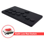 Flatbox Arcade Fight Stick Mini Hitbox Painikkeet Tyyli SWAP Kailh Switch Arcade Stick -ohjain Pico GP2040-CE PC/PS3/PS4