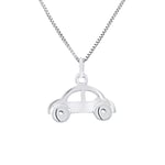 Amours, Bisous & Calins - Pendentif Enfants Motif VOITURE - Or - 100% Anallergique - pour Enfants de 2 à 12 ans - Bijou Enfant