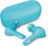 JVC HA-A7T GUMY TRUE WIRELESS HEADPHONES BUDS W/ CHARGING CASE - SODA BLUE