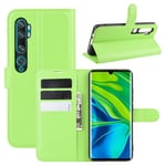 Xiaomi Mi Note 10 / Note 10 Pro      Pu Wallet Case    [Green]