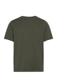 Knowledge Cotton Apparel Badge T-Shirt - Gots/Vegan Khaki Green