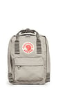 Fjällräven Kånken Mini Backpack - Fog-Striped, 29 x 20 x 13 cm, 7 Large