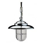 Marin Gallerlampa krom 2060B: 2060B.CS Kromad/mässing matt glas