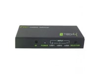 Techly Hdmi 3 In 1 Out With Remote Control, 4Kx2k, 3D - Video/Audio Switch - 3 X Hdmi - Stasjonær