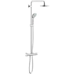 COLONNE DE DOUCHE AVEC MITIGEUR THERMOSTATIQUE EXTERIEUR EUPHORIA