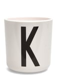 Kids Personal Eco Cup White Design Letters