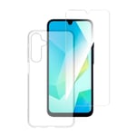 Samsung Galaxy A16 4Smarts 360° Protection Set m. Deksel & Skjermbeskyttelsesglass - Gjennomsiktig