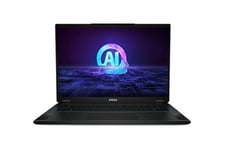 Gaming Stealth 18 AI Studio A1VHG-076FR 18" UHD+ 120 Hz Intel Core Ultra 9 32 Go RAM 2 To SSD Nvidia GeForce RTX 4080 Noir