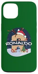 Coque pour iPhone 13 Awesome Ronaldo Name w Santa Hat in Xmas Theme Christmas