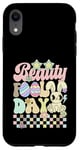 Coque pour iPhone XR Beauty Fool Day Œufs de Pâques Lapin