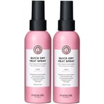 maria nila Style & Finish Quick Dry Heat Spray 150 ml x 2