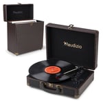 RP116DW Briefcase Record Player and Vinyl LP Case - Bluetooth, Built-in Speakers