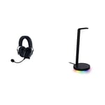 Razer Bundle composé de BlackShark V2 Pro (Casque de Jeu Esports sans Fil) et de la Station de Base V2 Chroma (Support de Casque avec concentrateur USB et éclairage RVB)