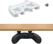 Support De Manette Sous Le Bureau Pour Xbox One, Support De Table Pour Xbox Series X & S,Game Manette Under Desk Mount Holder Pour Xbox Elite1&2, Table Stand Pour Xbox 360,Switch Pro Controller-Blanc