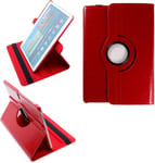 2.0 Etui Pour Samsung Galaxy Tab S 10.5 Sm-T800 Sm-T801 Sm-T805 Coque De Protection Rotation 360° Smart Housse Cover Case Stand Auto Réveil/Sommeil | Rouge