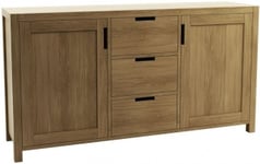 Sims Oak 2 Door 3 Drawer Wide Sideboard